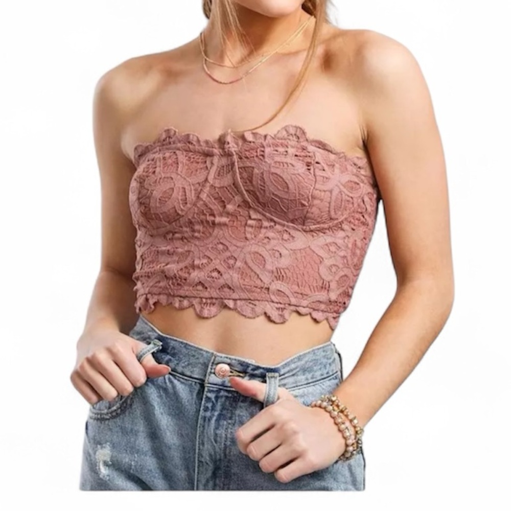 Free People‎ Intimately Adella Corset Bralette, SIZE MEDIUM
